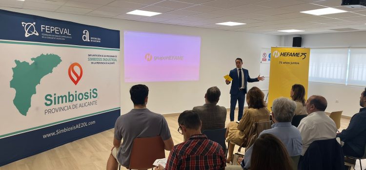 La simbiosis industrial posibilitaría 1.447 proyectos comunes y un ahorro de 22 millones en Alicante